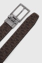 Akcesoria Michael Kors pasek dwustronny 39F3LBLY2O brązowy