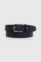 Кожаный ремень Tommy Hilfiger Planet friendly тёмно-синий AM0AM11461