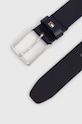 Кожаный ремень Tommy Hilfiger AM0AM11461 тёмно-синий AW23