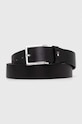 Tommy Hilfiger pasek skórzany Planet friendly czarny AM0AM11461