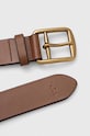 Kožený opasok Polo Ralph Lauren 405913732 hnedá AW23