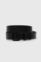 Δερμάτινη ζώνη Calvin Klein μαύρο K50K509955