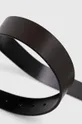 Obojstranný kožený opasok Calvin Klein čierna