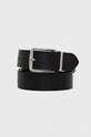 Колан с две лица Calvin Klein Jeans изкуствена кожа черен K50K511139