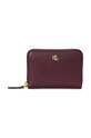 Кожен портфейл Lauren Ralph Lauren гладка кожа бордо 432876729