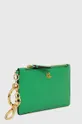 Usnjena denarnica Lauren Ralph Lauren zelena