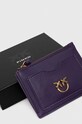 Pinko portafoglio in pelle violetto 101774.A0QO