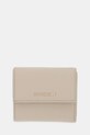 Coccinelle portfel skórzany skóra licowa beżowy E2.MW5.11.B8.01