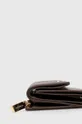 Coccinelle portfel skórzany brązowy