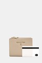 Δερμάτινο πορτοφόλι Patrizia Pepe CQ8732.L001 μπεζ