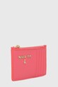 Кожаный кошелек Patrizia Pepe CQ9105.L001 розовый AW24