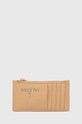 Шкіряний гаманець Patrizia Pepe Gift Box бежевий CQ9105.L001