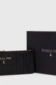 Шкіряний гаманець Patrizia Pepe чорний CQ9105.L001