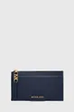 σκούρο μπλε Δερμάτινο πορτοφόλι MICHAEL Michael Kors Γυναικεία