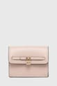 Δερμάτινο πορτοφόλι MICHAEL Michael Kors λείο δέρμα ροζ 34F3G9HD5L
