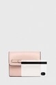 Δερμάτινο πορτοφόλι MICHAEL Michael Kors 34F3G9HD5L ροζ