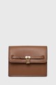 Δερμάτινο πορτοφόλι MICHAEL Michael Kors λείο δέρμα καφέ 34F3G9HD5L