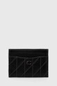 Coach leather card holder Essential Card Case black CM434