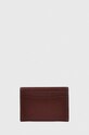 Кожен калъф за карти Coach Essential Card Case CM435 бордо AA00