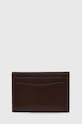 Кожен калъф за карти Coach Essential Card Case CM435 кафяв AA00