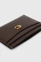 Kožené puzdro na karty Coach Essential Card Case Prírodná koža