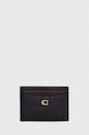 Coach carcasa din piele Essential Card Case husă de card negru CM436