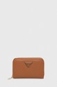 Портмоне Guess MERIDIAN изкуствена кожа кафяв SWBG87.78400