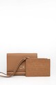 Peněženka Calvin Klein imitace kůže hnědá K60K611092
