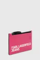 Πορτοφόλι Karl Lagerfeld Jeans ροζ