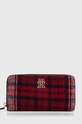 Tommy Hilfiger portfel + brelok tekstylny czerwony AW0AW15858