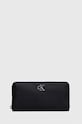 Calvin Klein Jeans portfel drobny wzór czarny K60K611269