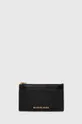 μαύρο Δερμάτινο πορτοφόλι MICHAEL Michael Kors Γυναικεία