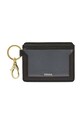 Fossil etui na karty skórzane skóra licowa czarny SL7961001