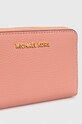 Kiegészítők MICHAEL Michael Kors bőr pénztárca 34H9GJ6D0L rózsaszín