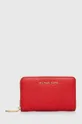 červená Kožená peňaženka MICHAEL Michael Kors Dámsky
