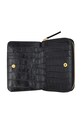 Accesorii Lilou portofel de piele PORT/BLACRO/PO negru