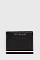 Tommy Hilfiger portfel skórzany skóra licowa czarny AM0AM11258