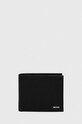 BOSS portfel skórzany skóra licowa czarny 50499255