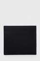 Armani Exchange portofel de piele 958098.3F892 negru AW23