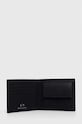 Akcesoria Armani Exchange portfel skórzany 958098.3F892 czarny