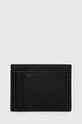 Akcesoria Armani Exchange etui na karty skórzane i brelok 958510.3F892 czarny