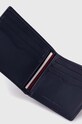 Kožni novčanik Tommy Hilfiger mornarsko plava AM0AM11584