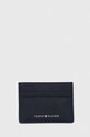 Tommy Hilfiger etui na karty skórzane etui na karty granatowy AM0AM11606