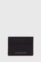 Tommy Hilfiger etui na karty skórzane etui na karty czarny AM0AM11606