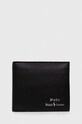 Polo Ralph Lauren portofel de piele piele negru 405803865
