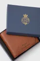 коричневий Шкіряний гаманець Polo Ralph Lauren