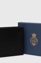 Δερμάτινο πορτοφόλι Polo Ralph Lauren 405845398 μαύρο