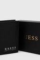 Guess portfel skórzany SMFIDA.LEA22 czarny