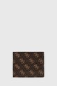 Kožená peňaženka Guess VEZZOLA SMVELE.LEA20 hnedá SS24