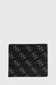 Accesorii Guess portofel de piele SMVELE.LEA20 negru